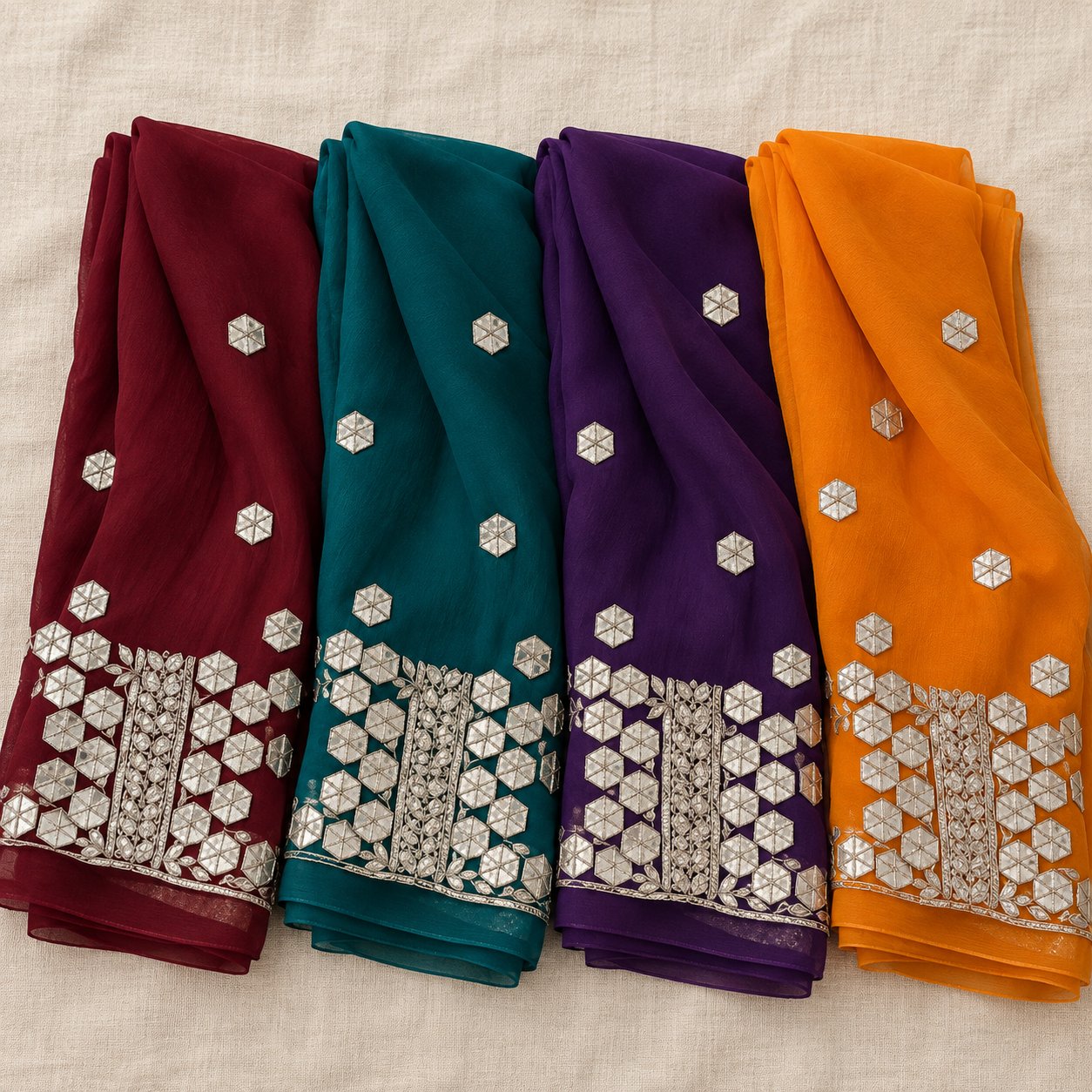 Original Ghota Patti Multicolour Suit