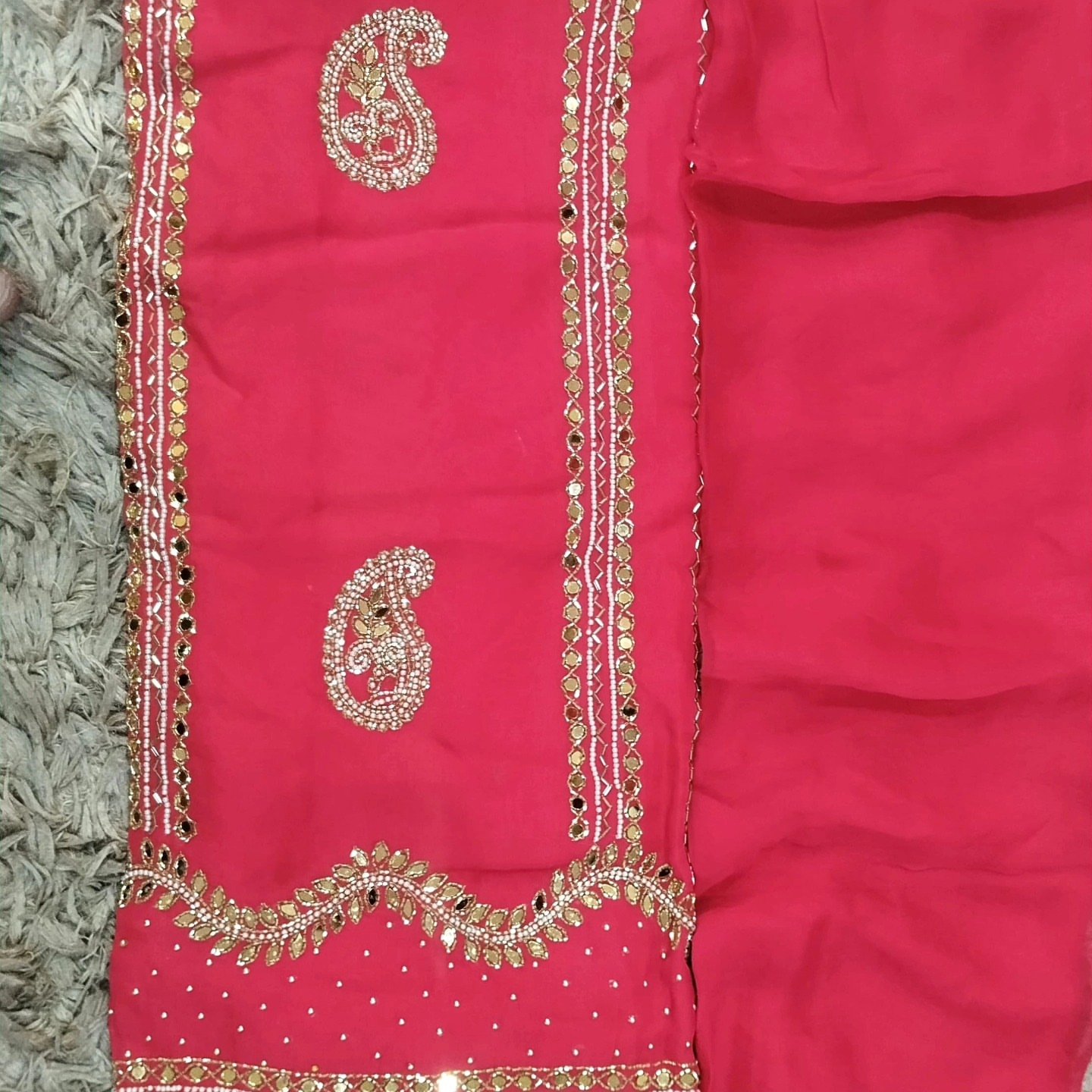 Handwork Mirror Suit – 10 Colours